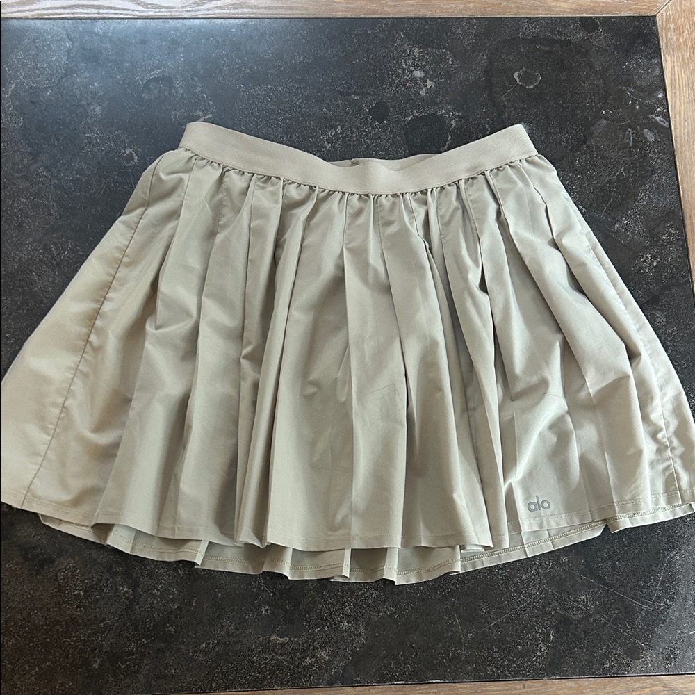 ALO Yoga Tan Mini Skirt